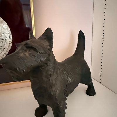 Vintage Hubley Cast Iron Scottish Terrier Doorstop