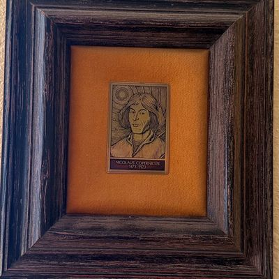 Nicolaus Copernicus 1473-1973 Commemorative Silver Art Bar