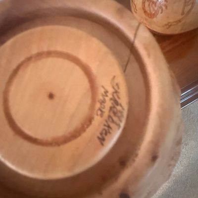 Skardken Hand-Turned Maple Burl Bowl