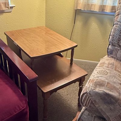 Mid-Century Modern Heywood Wakefield "Old Colony" Solid Maple Step End Table