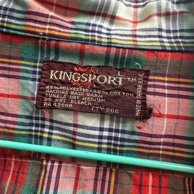 Kingsport Vintage Plaid Button-Down Shirt