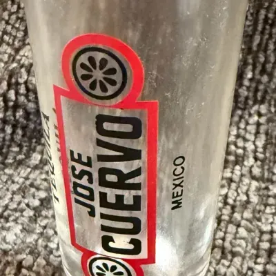 Vintage Jose Cuervo Tequila Mexico Shooter Shot Glass Advertising Barware