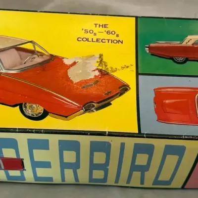 Vintage 1963 Ford Thunderbird Hardtop Model Car – MF 333 – Original Box