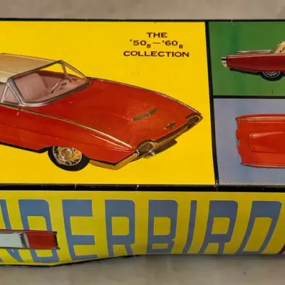 Vintage 1963 Ford Thunderbird Hardtop Model Car – MF 333 – Original Box