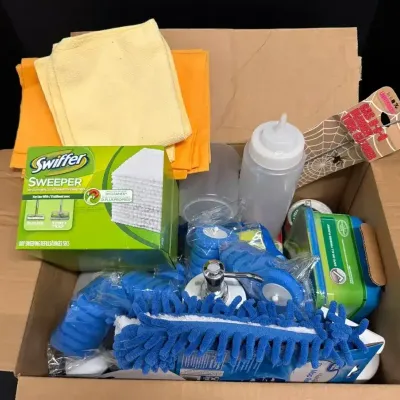 Cleaning Supply Collection - Swiffer Sweeper Refills, Microfiber Duster, Microfiber Cloths & Mystery