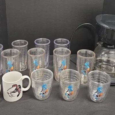 Clear Acrylic Insulated Tumblers - Southwest Kokopelli, Coffee Maker, Coffee Mugs