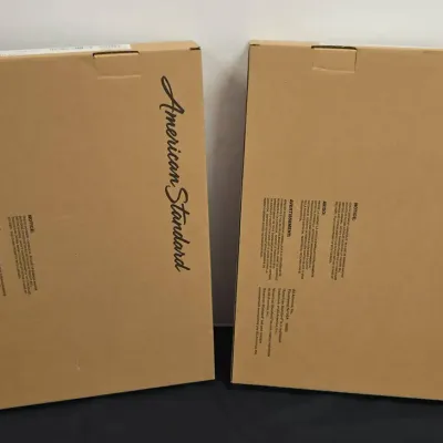 2 NEW American Standard Toilet Seats - White, Slow Close, Round Front