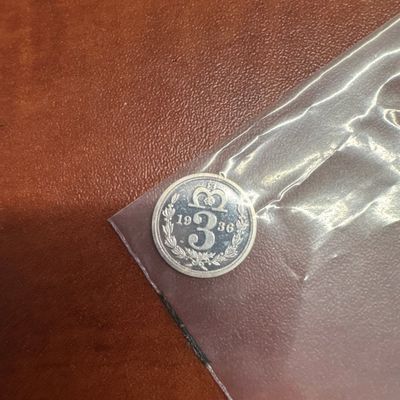 1936 Three Pence Coin Featuring King Edward VIII