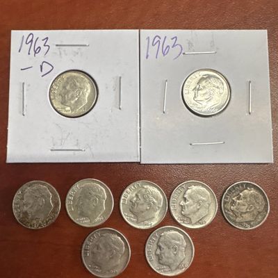 Collection of Roosevelt Dimes