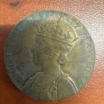 1937 Coronation Medal - King George VI & Queen Elizabeth