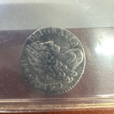1679 English Silver 2 Pence Coin