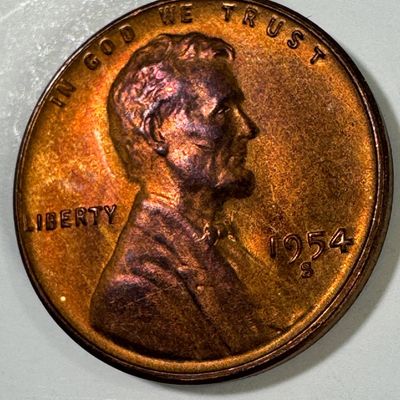 1954-S Lincoln Wheat Cent