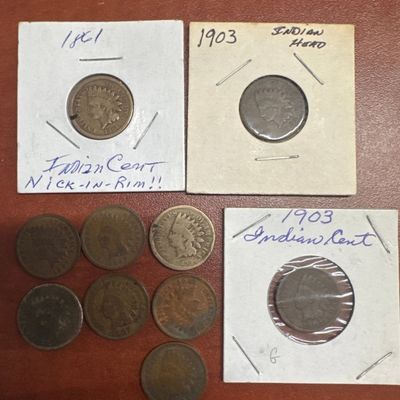 Collection of Indian Head Cents
