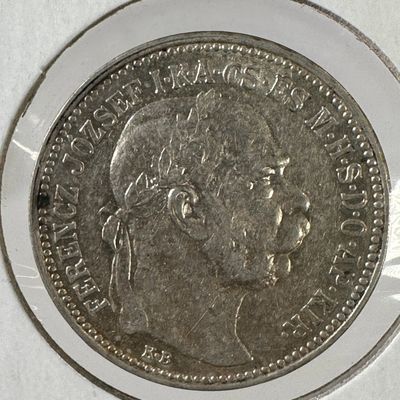 1915 Austro-Hungarian Emp. 1 Korona .835 Silver Coin - Hungary