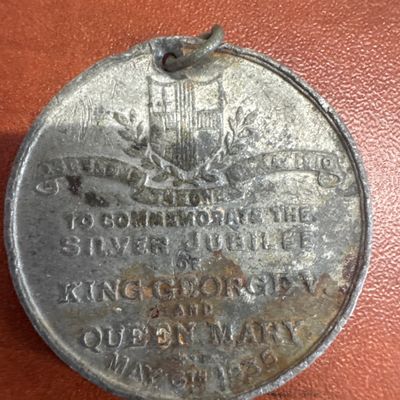 Commemorative Medal for King George V and Queen Mary's Silver Jubilee, May 1935