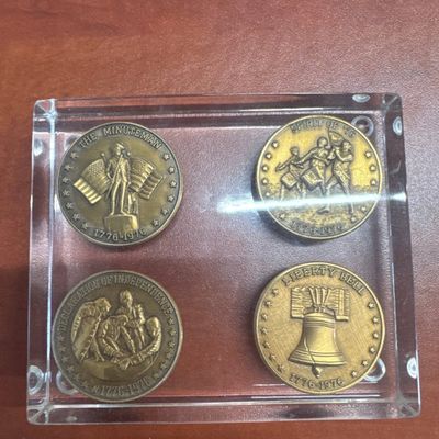 Bicentennial Commemorative Medallions - Set of 4