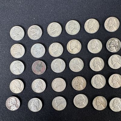 Jefferson Nickels - Lot of 30 Coins