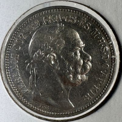 1915 Austria 1 Corona Silver Coin