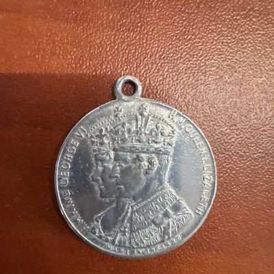 1937 Coronation Medal for King George VI and Queen Elizabeth