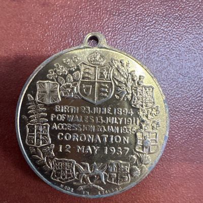 Coronation Medal of Edward VIII, 1937