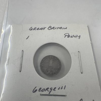 Great Britain 1800 George III Penny Coin