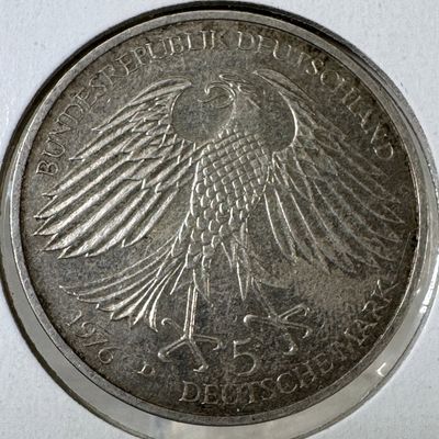 1621-1676 Federal Republic of Germany 5 Deutsche Mark Coin