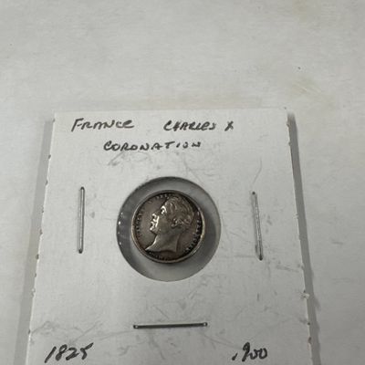France Charles X Coronation Medal 1825