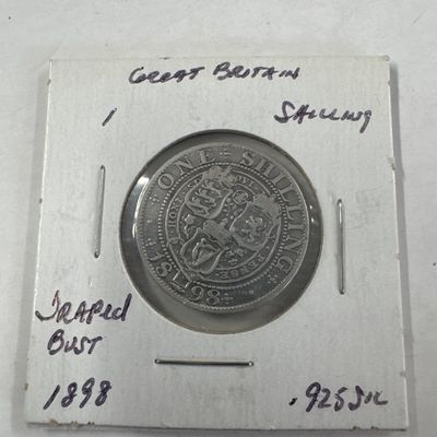 Great Britain 1898 One Shilling Coin - Victoria
