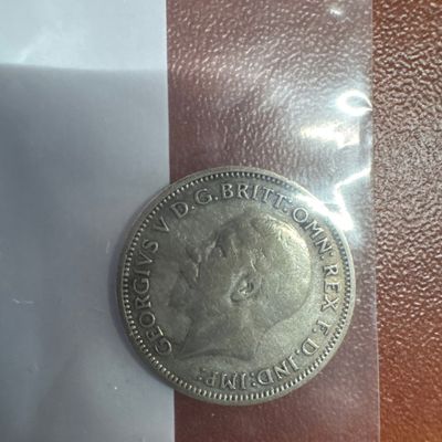 1936 British Sixpence Coin