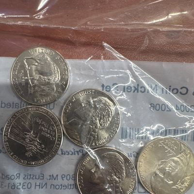 5 Coin Nickel Set 2004-2006 Uncirculated