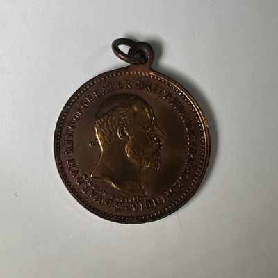 Edward VII Bronze Medal with Loop