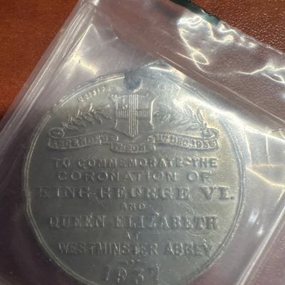 Medal Commemorating the Coronation of King George VI and Queen Elizabeth, 1937