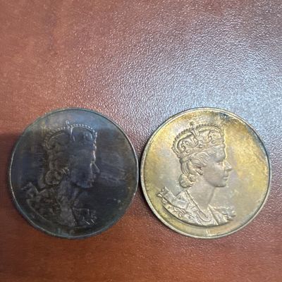 Three Coronation Medals 2 of Queen Elizabeth II