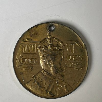1902 King Edward VII Coronation Medal