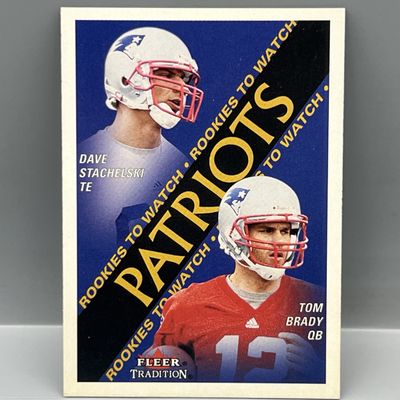 Sale Photo Thumbnail #152: 2000 Fleer Tradition Tom Brady RC #352