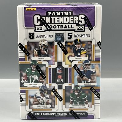 Sale Photo Thumbnail #187: 2022 Panini Contenders Football Factory Sealed Blaster Box