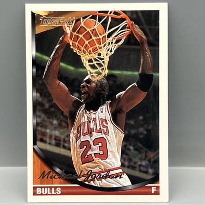 1993 Topps Gold Michael Jordan #23 - Gold Parallel