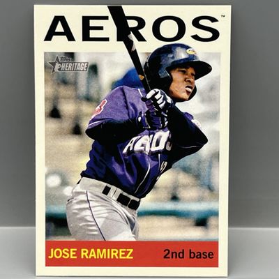 2013 Topps Heritage Minors Jose Ramirez Prospect/RC #180