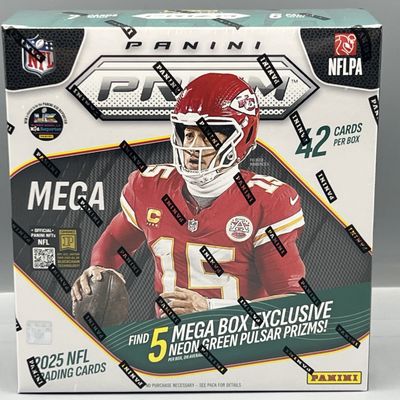 Sale Photo Thumbnail #132: 2025 Panini Prizm Football Factory Sealed Mega Box