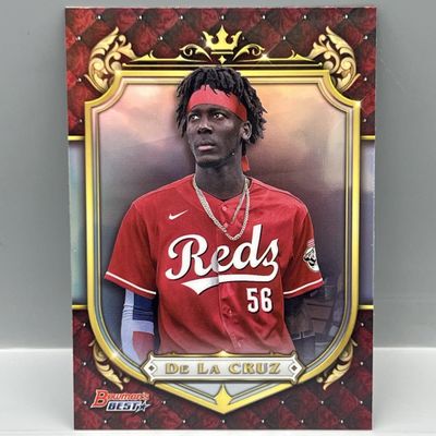 Sale Photo Thumbnail #188: 2022 Bowman's Best Elly De La Cruz Prospective Royalty RC/Prospect #PR-6