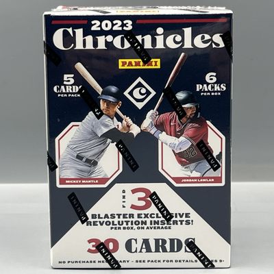 Sale Photo Thumbnail #173: 2023 Panini Chronicles Baseball Factory Sealed Blaster Box
