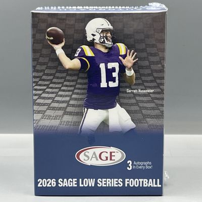 Sale Photo Thumbnail #181: 2026 Sage Low Series Football Factory Sealed Blaster Box