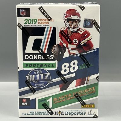 Sale Photo Thumbnail #183: 2019 Panini Donruss Football Factory Sealed Blaster Box