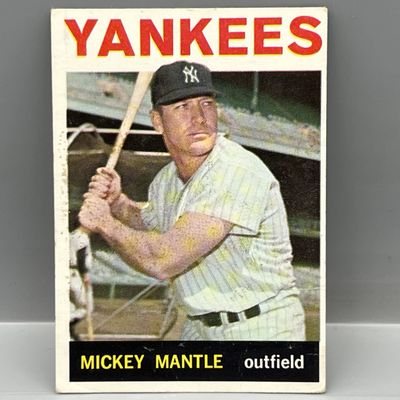 1964 Topps Mickey Mantle #50 - HOF - NY Yankees
