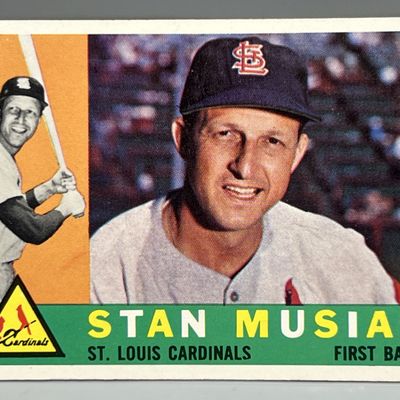Sale Photo Thumbnail #121: 1960 Topps #250 Stan Musial (HOF) / Cardinals - Sharp!