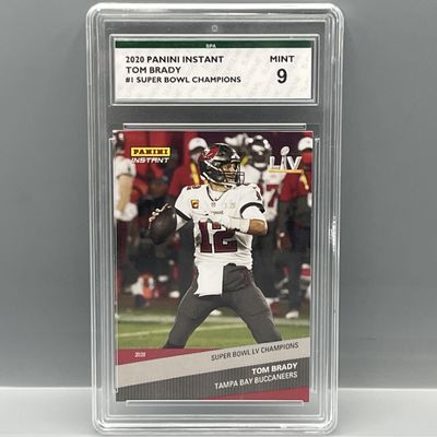 2020 Panini Instant Tom Brady Super Bowl Champions #1 - Slabbed By SPA