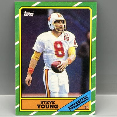 Sale Photo Thumbnail #116: 1986 Topps Steve Young RC #374