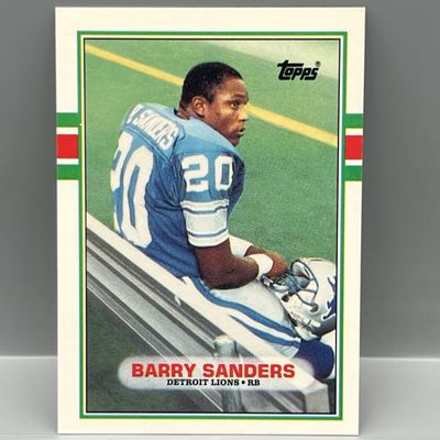 Sale Photo Thumbnail #149: 1989 Topps Traded Barry Sanders RC #83T