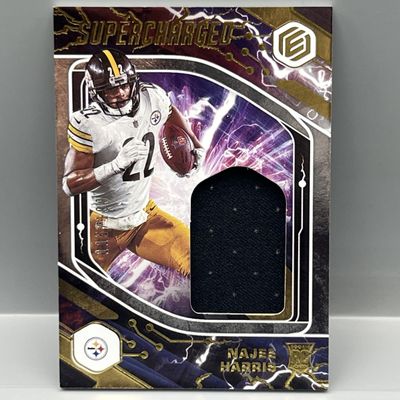 Sale Photo Thumbnail #102: 2021 Panini Elements Najee Harris Supercharged Rookie Relic #/199