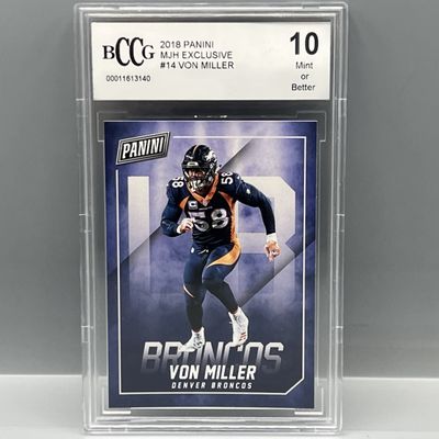 2018 Panini Von Miller MJH Exclusive #14 - Slabbed By BCCG